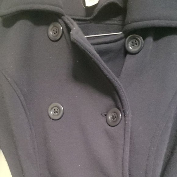 Seduction Navy Blue Coat - Picture 6 of 7